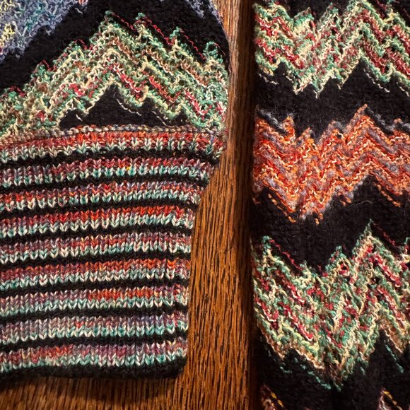 Vintage Baron von Stain unique collared knit sweater (size M) - Picture 15 of 15